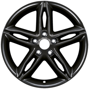 Platišče iz lahke zlitine 17" 5 x 2 kraki, črn